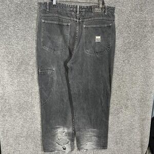 Vintage Marithe Francois Girbaud Jeans Mens 40x31 Gray Baggy Wide Leg Carpenter